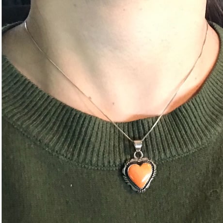 ☆navajo☆ELOUISE KEEハート型シェルペンダント