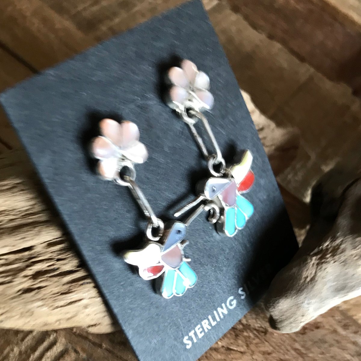 ☆zuni☆ハミングバードピアス | F2.8Leather