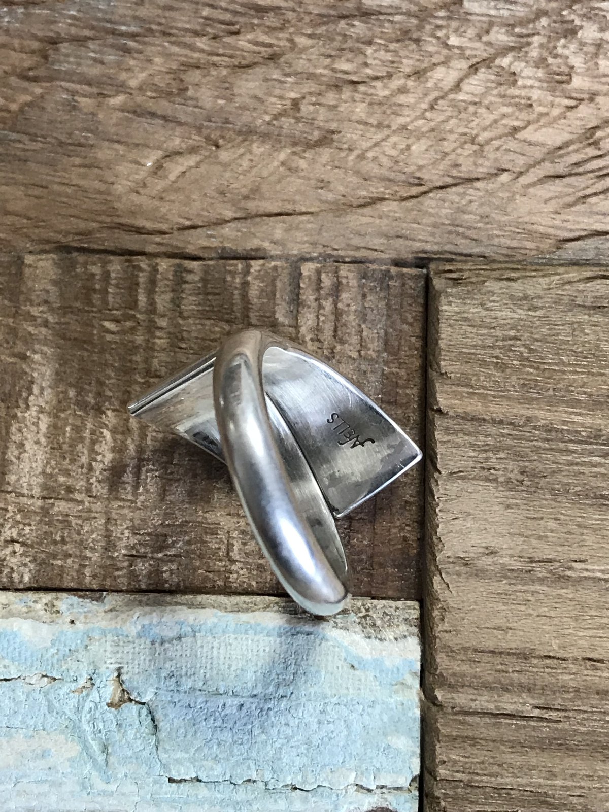 ☆navajo☆<訳あり>ALBERT NELLSマルチインレイリング(18号