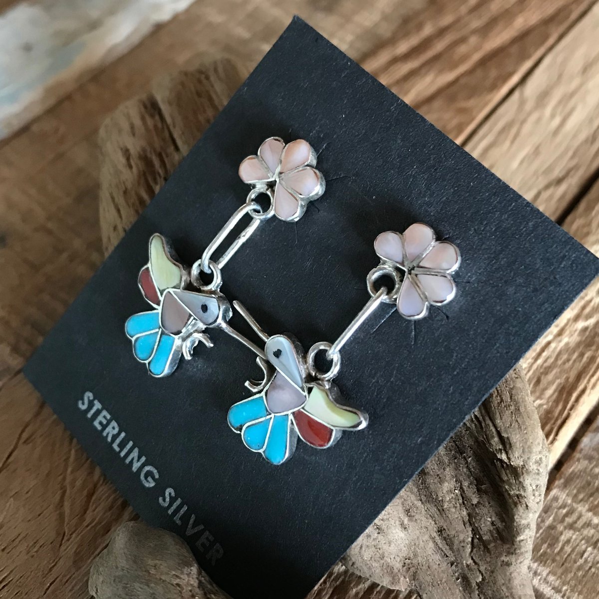 ☆zuni☆ハミングバードピアス | F2.8Leather