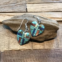 ☆Santo Domingo☆JOE REANOモザイクインレイピアス