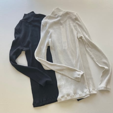 CLO2162 : rib high-neck