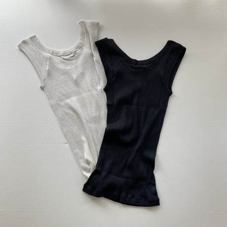 CLO2118 : rib tank-top