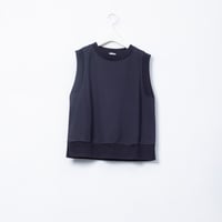 CLO387: boat-neck vest