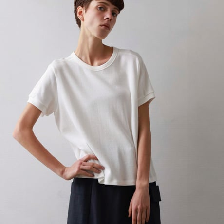 CLO396: epaulet-sleeve tee