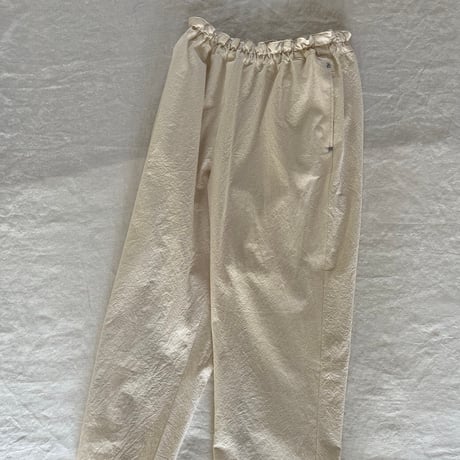 おうちパンツ　コットン　ワッシャーシーチング　キナリ　　　04-26201-03