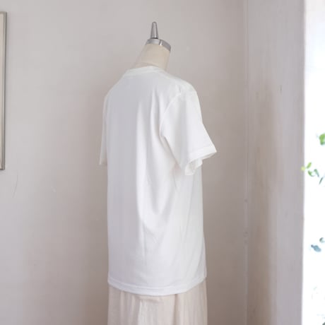 どうぶつTシャツ　コットン　ホワイト/ナチュラル/ブルー/ピンク　　14-26101
