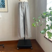 マロニエパンツ　(裏付) ウール　 エターミン　ライトグレー　　　　　　04-25412-07