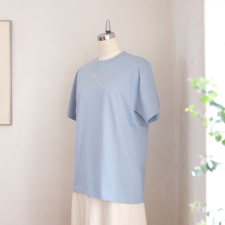どうぶつTシャツ　コットン　ホワイト/ナチュラル/ブルー/ピンク　　14-26101
