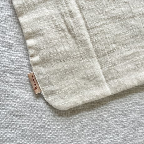 ふわりハンカチ　コットン／コットンリネン　花刺繍　　　　65-25202-02-1/02-2/02-3