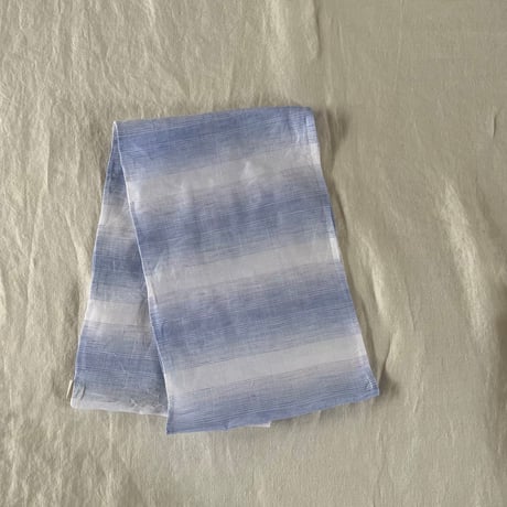 スヌード　リネン　コットン　アナベル刺繍　ギンガム　ストライプ　　43-26103.43-26104