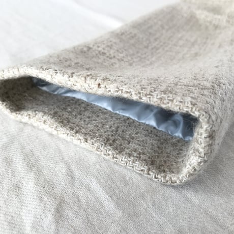 ノーブルコート(裏付き）　ウール　ブランケットツイード　ベージュ　　　　　　　　10-23505-10