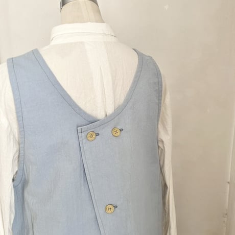 OHAYOエプロン　コットン　シーチング　                                         　18-04017