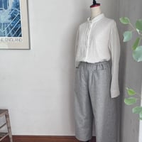 アルバスパンツ　裏付　ウール　エターミン　ライトグレー　　　　　　04-25403-07-07
