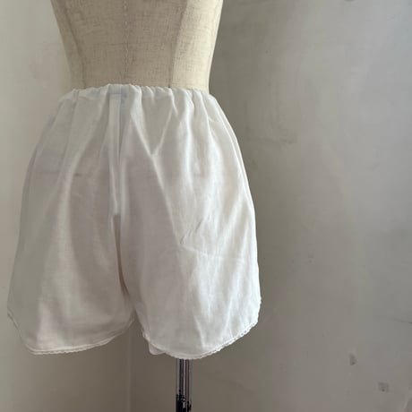 つぼみフレアーパンツ　コットン　ダブルガーゼ　オフホワイト　　　　　　17-24302-02