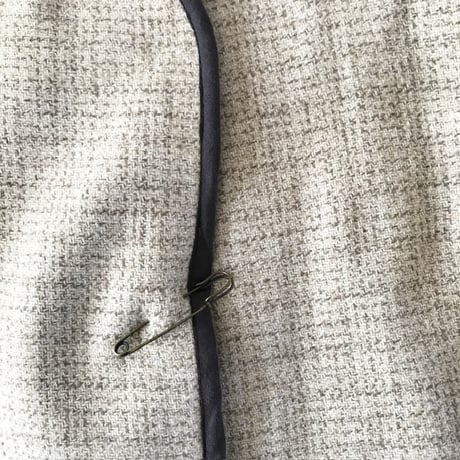 カモメジャケット　ウール　ブランケットツイード　ベージュ　　　　　　　10-23506-10