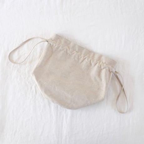 カルダモンBag  コットンリネン　キャンヴァス　デニム　ナチュラル／インディゴ　　61-22105-60/54