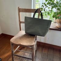 niceトート　コットン　馬布(厚手ポプリン)    カーキ　　　　　　　　　　　61-25404-43