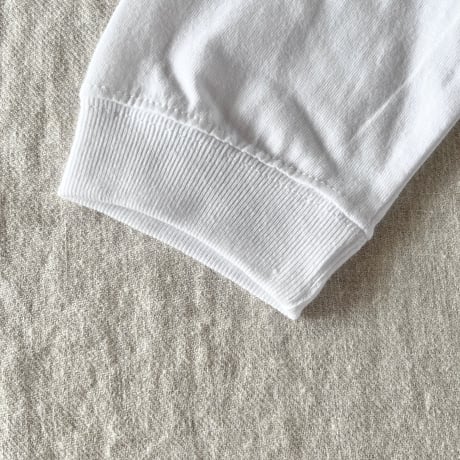 どうぶつTシャツ（長袖）コットン　テンジュク　ホワイト/ナチュラル/杢グレー　　　　　14-25505