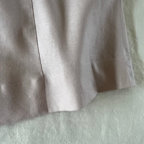 アンドゥブラウス　コットンリネンソフトオックス　ピンク　01-26309-23