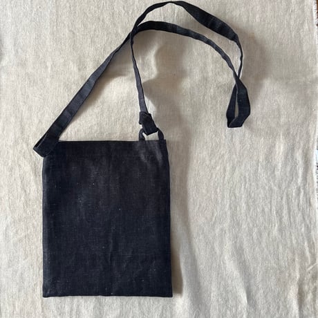 ソルティbag  コットンリネン　デニム　　インディゴ　　　　　　　　　　　　　　61-25406-56