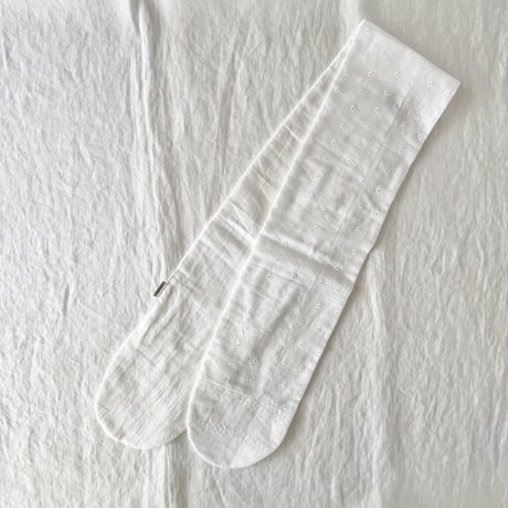 つみきストール　コットンリネン　キナリ　オフホワイト　　　　　　　　　　　43-25102-02/03