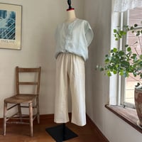おうちパンツ　コットン　ワッシャーシーチング　キナリ　　　04-26201-03