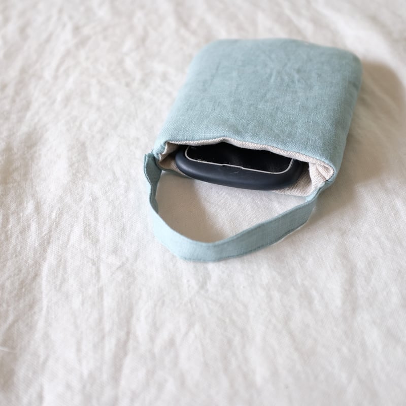 【リネン刺繍　nonpii様オーダー専用ページ】マルチクロス　ボートポーチ リネン刺繍 nonpii様オーダー専用ページ】マルチクロス ボート