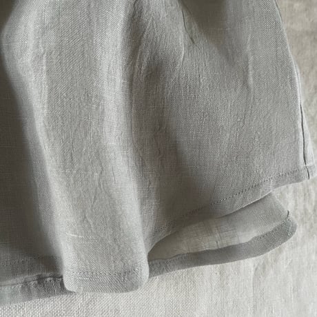 つゆくさブラウス　リネン解撚ガーゼ　ペパーミントグリーン　　01-26305-50