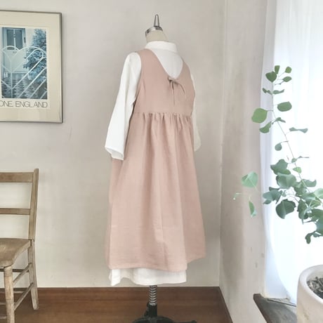 ココアエプロン コットンシーチング　　　　　　　　　　　　　　　　　　  18-05