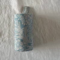水筒ケース　コットンリネン　花プリント　　①ペパーミント②ベージュ③ナチュラルプーケ