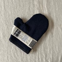 キルトミトン　デニム　ツイル　コットンリネン　パッチワーク　　　　　　63-24401-56