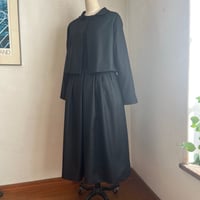 ドルチェボレロ　ウール　ウォッシャブルサージ　　ブラック　　10-25503-06