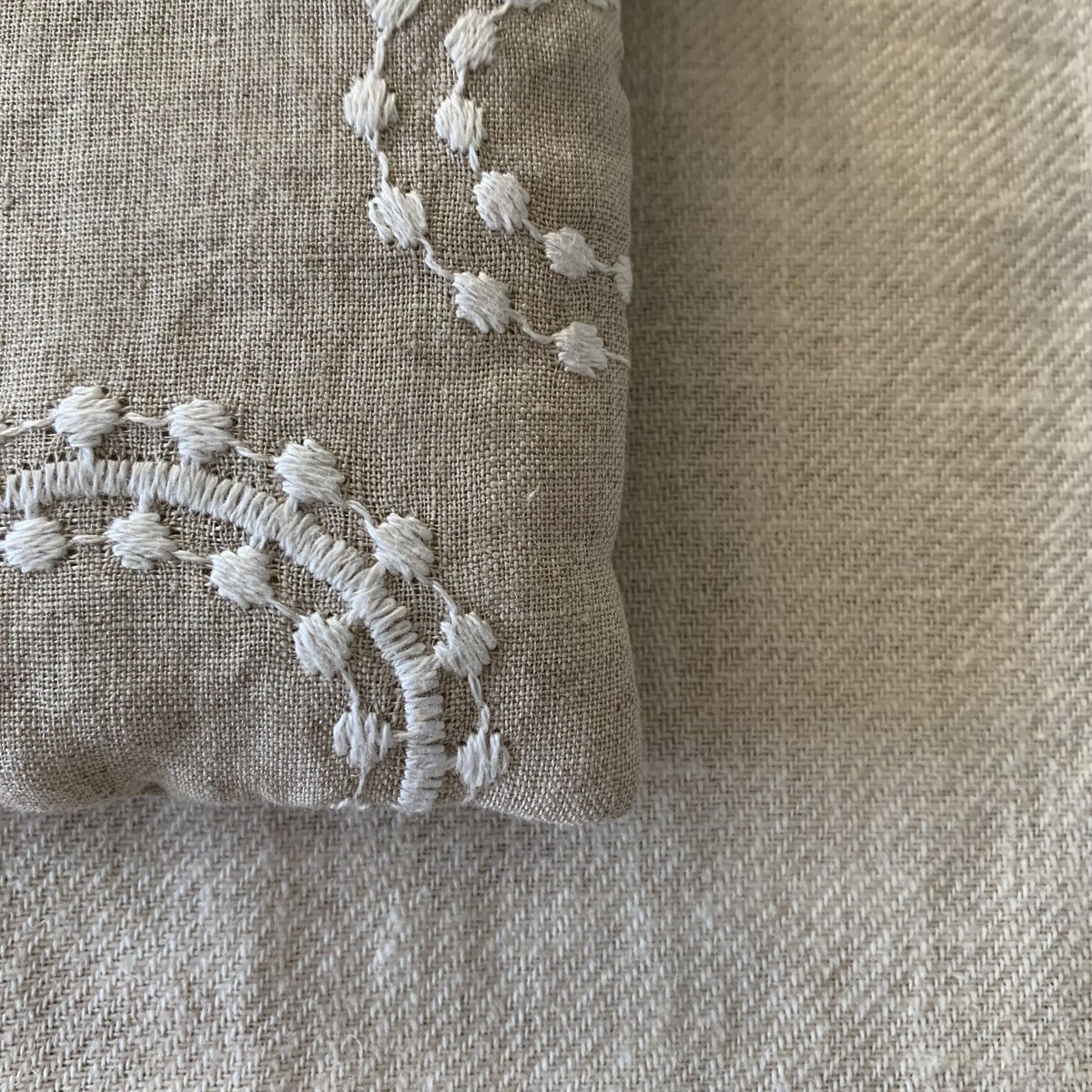 ヒロ様オーダー専用ページ】リネン刺繍 マルチクロス メガネ