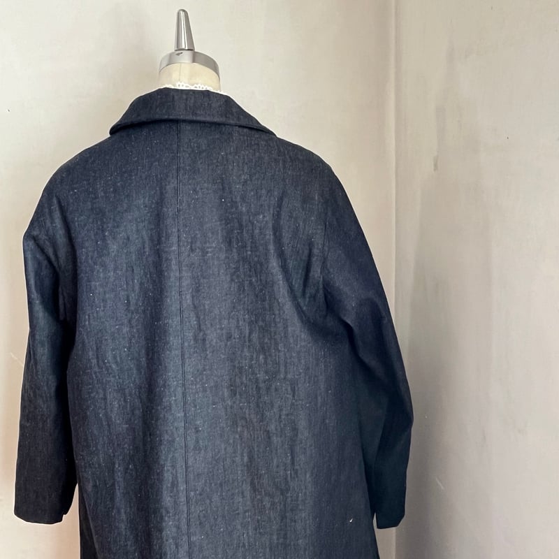 シネマコート コットンリネン デニム 10-26104-56 | Anne friend