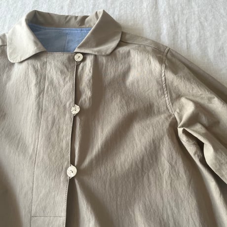シネマコート(背裏)  コットン　馬布(厚手ポプリン)   ベージュ　　　　　　　　　　10-25408-10