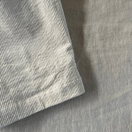 ナッツパンツ　コットン　中太コーデュロイストレッチ　オフホワイト　　04-25505-02