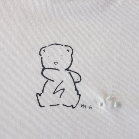 どうぶつTシャツ　コットン　ホワイト/ナチュラル/ブルー/ピンク　　14-26101