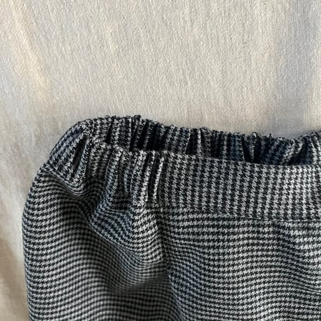 ナッツパンツ　タスマニアンウール　チドリ　　ライトグレー×ブラック　　　　　04-25505-0781