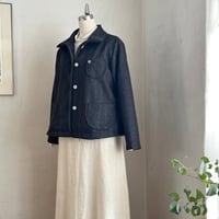 ピッケコート　ウール　モッサガンクラブチェック　ブラック×ブラウン　10-25506-0680
