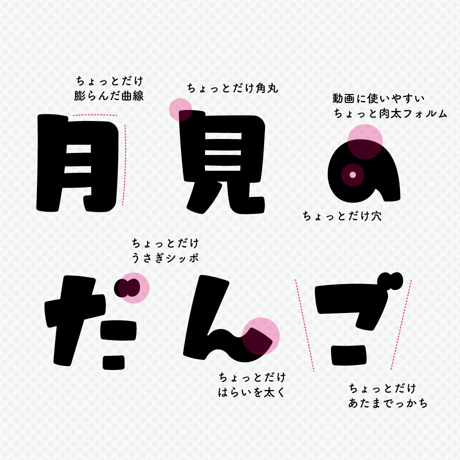 日本語フォント「うさぎと満月のサンセリフ」 フォントストア ｜TYP store