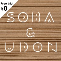欧文フォント「そばとうどん SOBA & UDON」フリー版