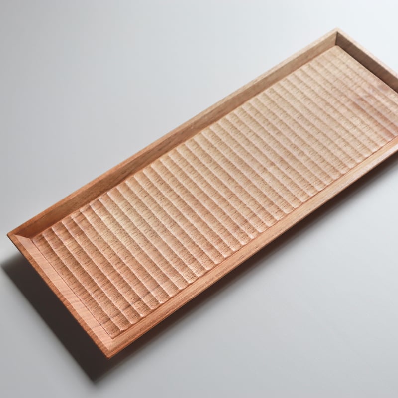 加賀雅之 彫り盆 クルミ 彫り盆(クルミ)／Semi-Aco 加賀雅之 - galerie