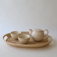Frangipani Rattans　オーバルトレイ