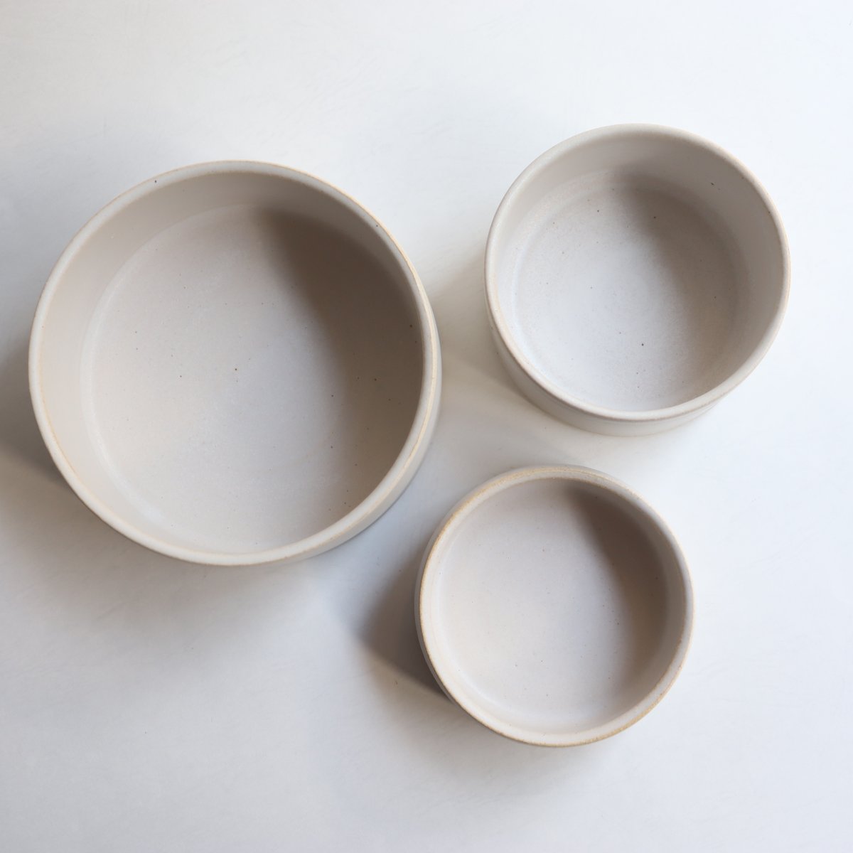 小野 俊 白珠釉 筒型蓋物 S/M/L | savi no niwa