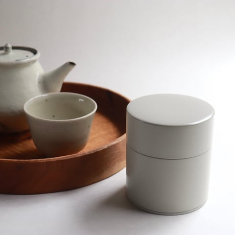 茶缶（灰白）4サイズ