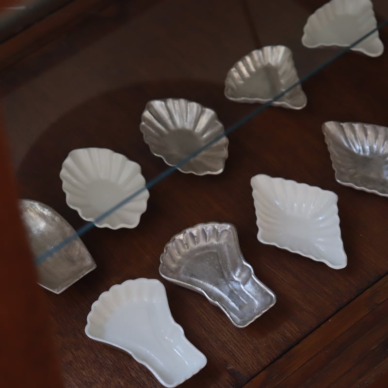 松本美弥子　銀彩カップ　2点セット 松本美弥子 銀彩カップ 2点セット