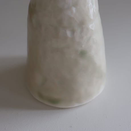 藤本羊子　花器（薄グリーン）