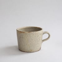 叶谷真一郎　珈琲カップ（灰粉引）