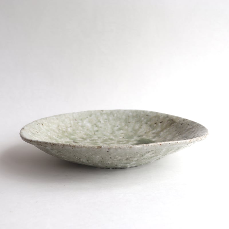 萬古焼 手塩 小皿 小判 楕円 変形 鶴 松 折り紙 銘 B 作家 鶴見宗次さんの器 手びねり 小皿＆銘々皿 3枚セット 新品